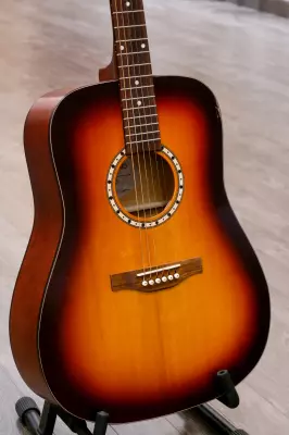 Simon and Patrick - Songsmith Dreadnought - Burst